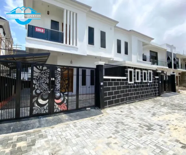 Classic 4 Bedroom semi detached duplex With Bq For Sale At Ikota, Lekki Lagos.