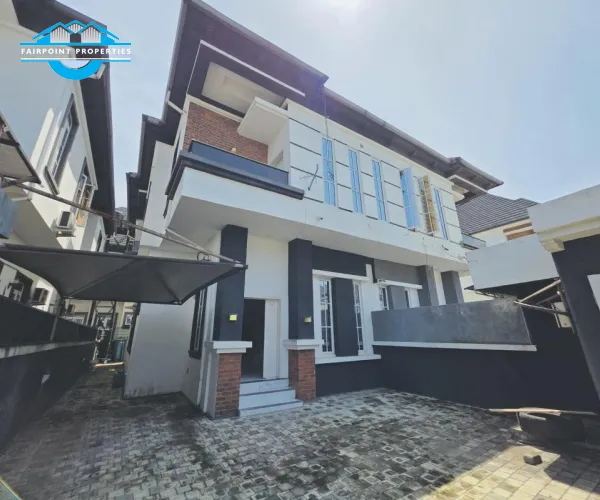 LUXURY 4 BEDROOM SEMI  DETACHED DUPLEX IN A SERENE ESTATE AT CHEVRON, LEKKI, LAGOS 