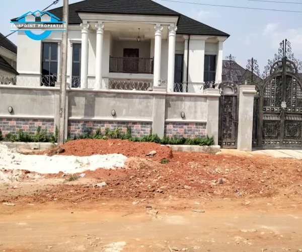 Newly Built 6 Bedroom Detached Duplex with 2 Rooms BQ At Owerri, Imo State 