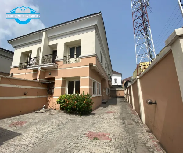 Beautiful 4 Bedroom Detached Duplex With Bq For Rent At Lekki Lagos 