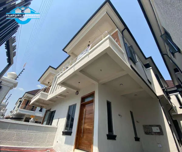 4 Bedroom Semi Detached with Bq For Rent in Lekki Conservation Center Lagos