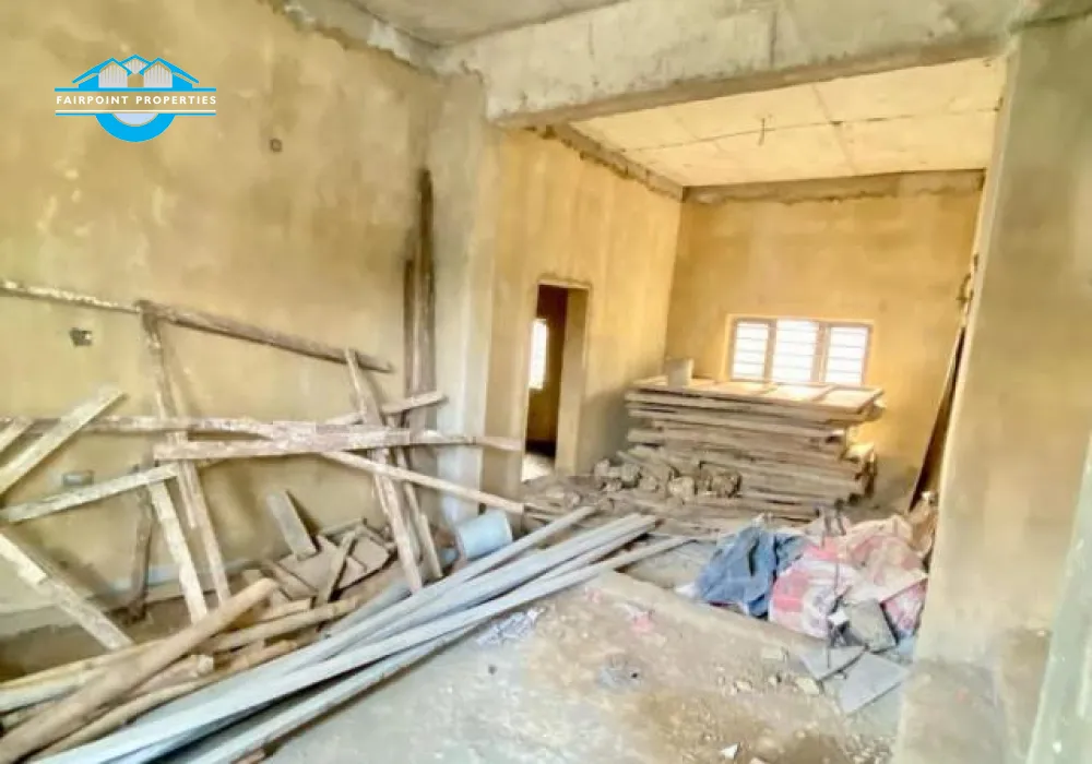Guzape: 4-bedroom terrace duplex (no bq)..  ✓Selling Price A: #85m(Shell Carcass) ✓Selling Price Guide: #120m (Finished)..