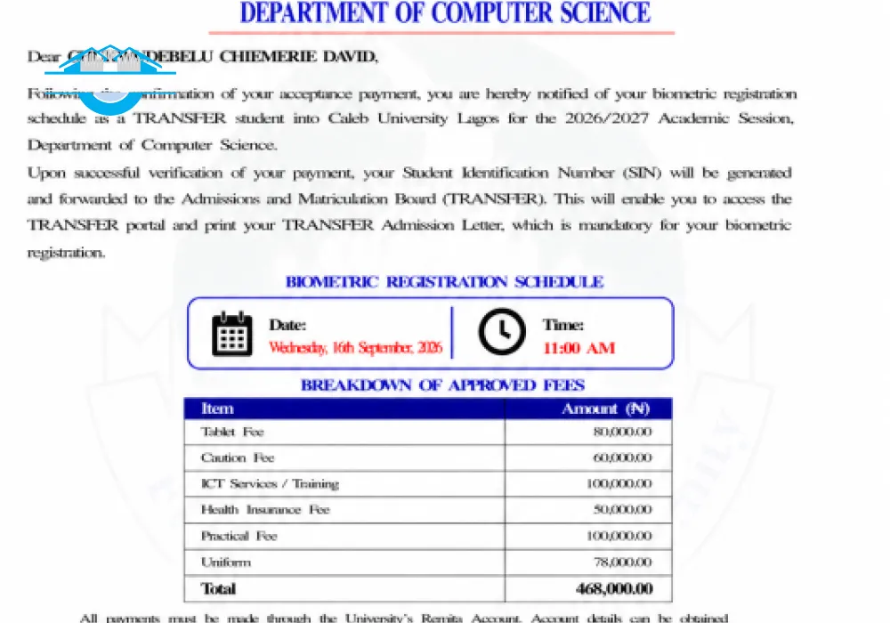 Bowen University, Iwo 2026/2027 Transfer/Admission Form Is Out Call 09165949470] +2349167660199 DR MERCY Available! Applications are now open for the 2026/2027 academic session Call the Registrar Number 09165949470 Interested candidates can obtain the Adm