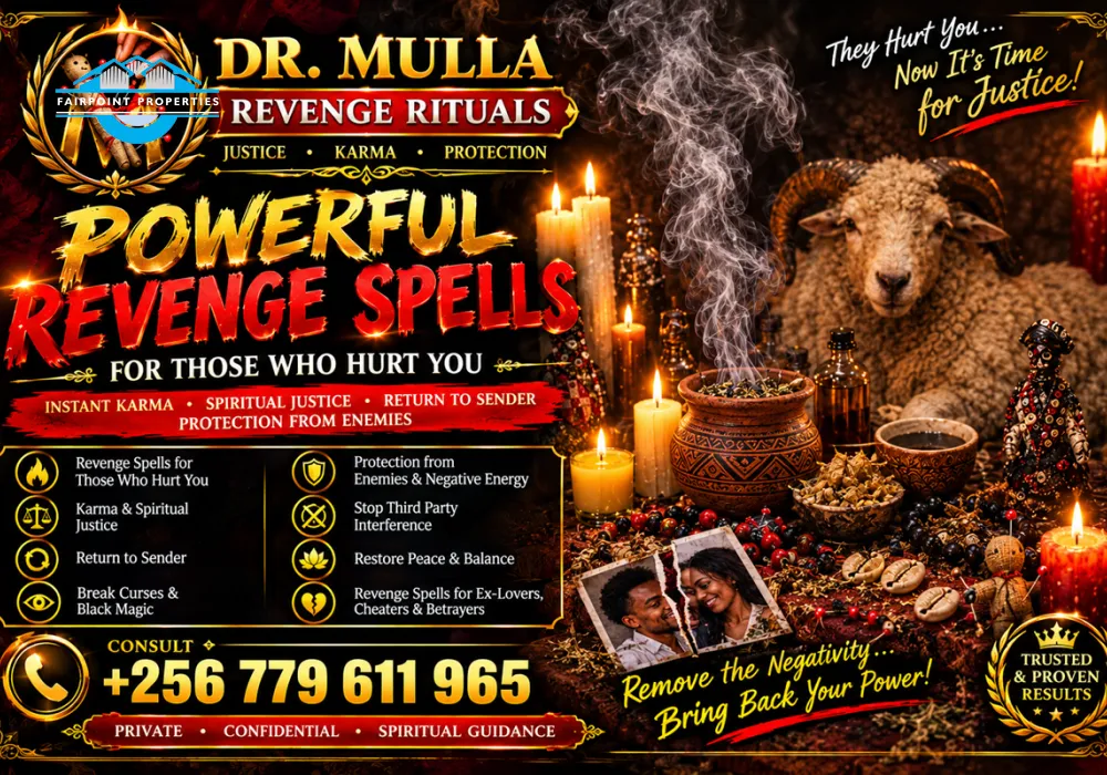 Revenge Spells by Dr. Mulla, focused on traditional spiritual beliefs about karma, spiritual justice, negativity reversal and personal protection.