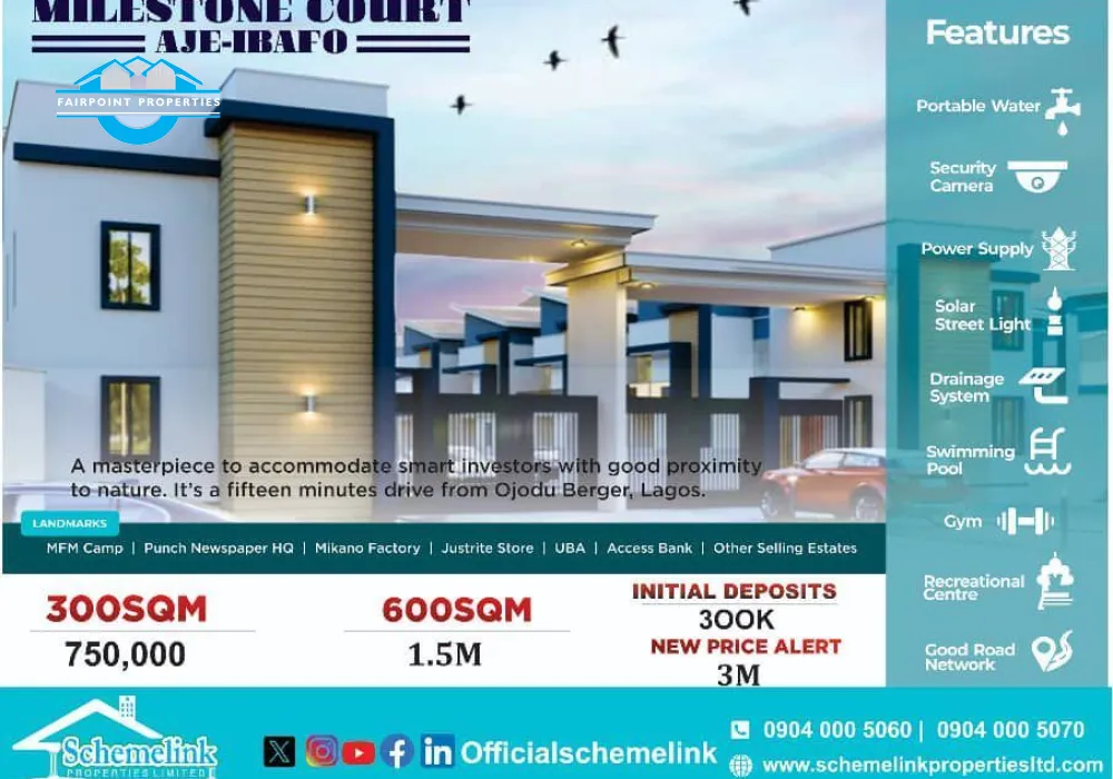Milestone Court, Aje Ibafo