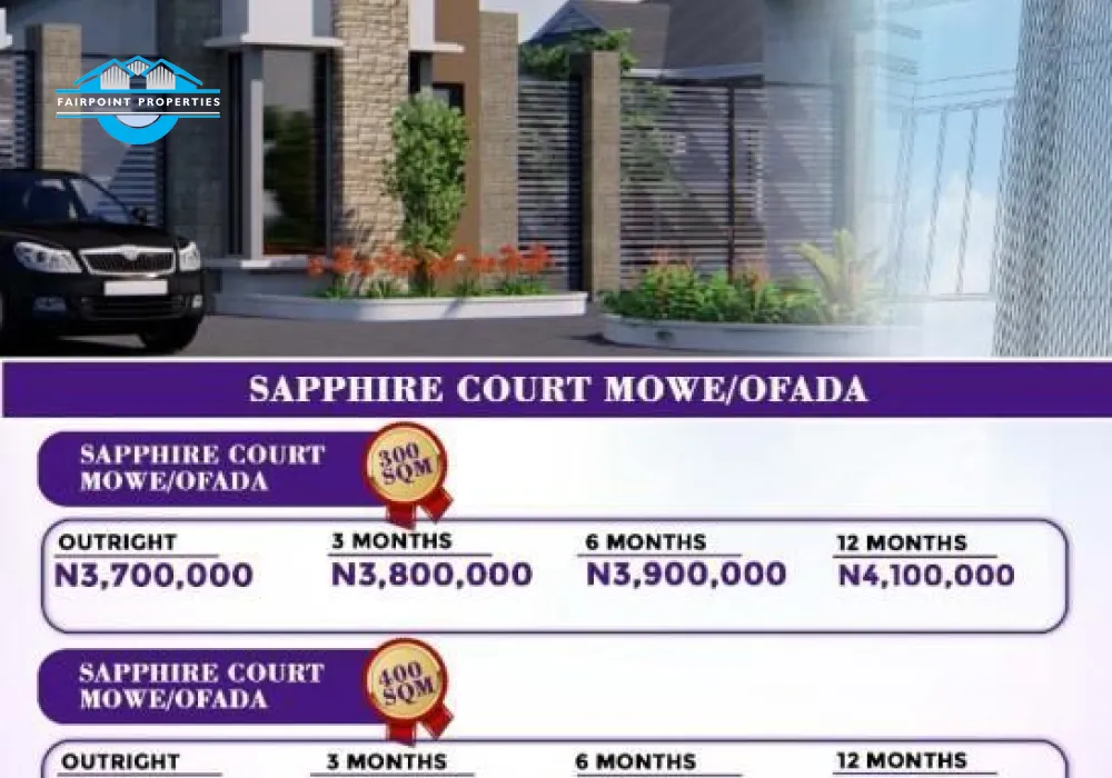Sapphire Court, Mowe Ofada