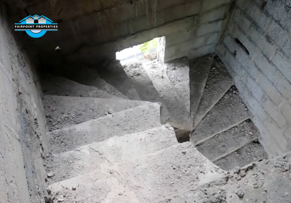A 2-Storey Carcass Building with Full Lekki Lagoon View for Sale at Silver Point Estate, Badore, Ajah, Lagos