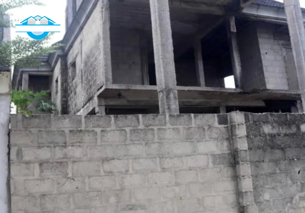 A 2-Storey Carcass Building with Full Lekki Lagoon View for Sale at Silver Point Estate, Badore, Ajah, Lagos