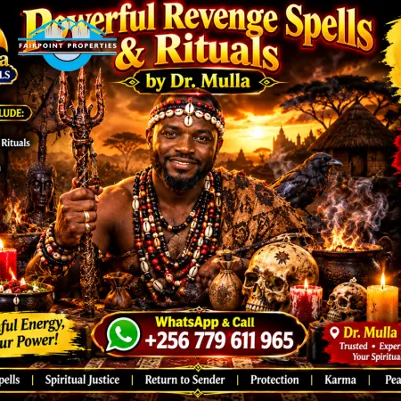 Revenge Spells by Dr. Mulla, focused on traditional spiritual beliefs about karma, spiritual justice, negativity reversal and personal protection.