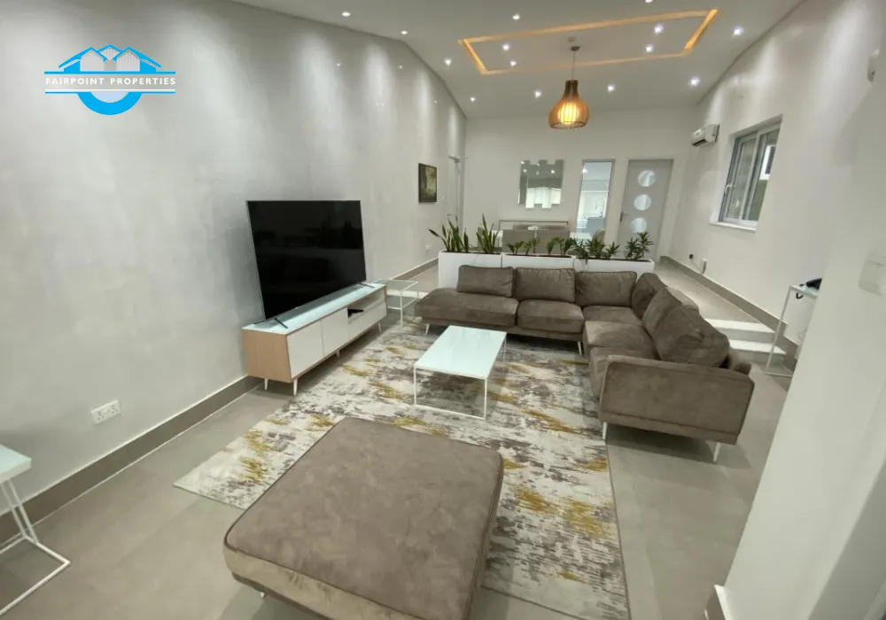 Luxury Maisonette penthouse Well Furnished 3 Bedroom Apartment With Swimming Pool and Gym With Water view For Rent At Banana Island ikoyi, Lagos.