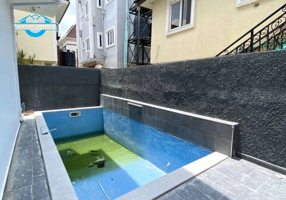 Contemporary 5 Bedroom Detached Duplex With Swimming Pool and a Bq For Sale At Osapa London, Lekki Lagos.
