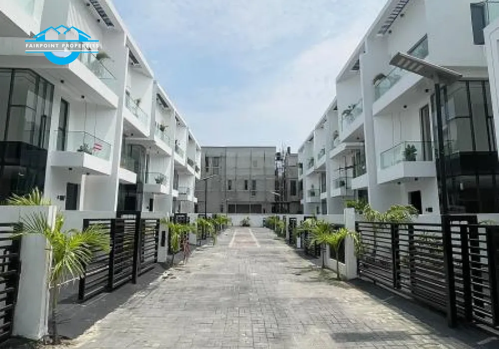 4 BEDROOM TERRACE STYLED SEMI DETACHED DUPLEX + BOYS QUARTERS