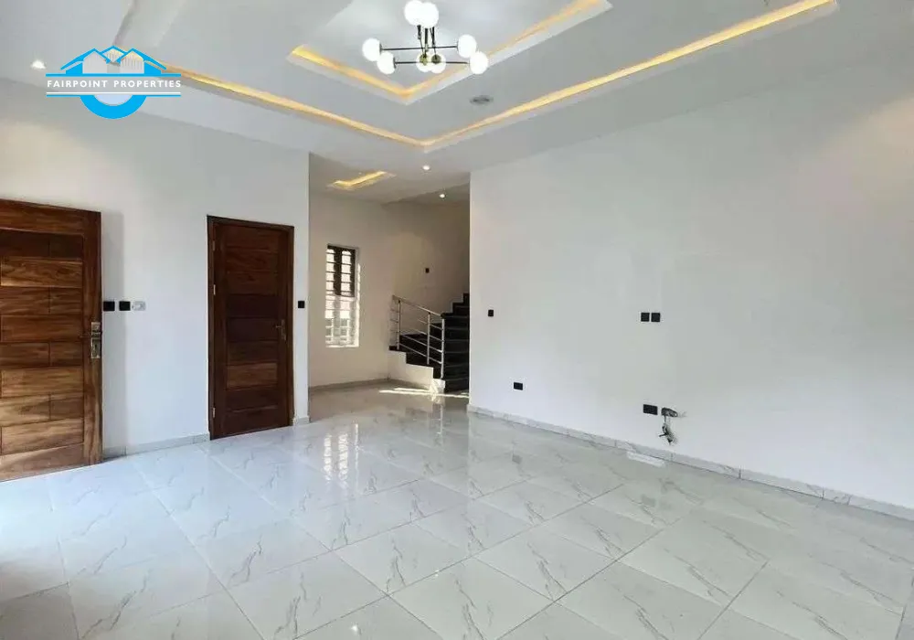 Beautiful 4 Bedroom Fully Detached Duplex and a Bq For Sale At Agungi, Lekki Lagos.