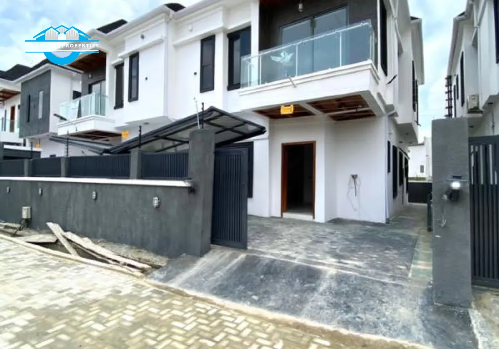 Newly Built 4 Bedroom Semi Detached Duplex With Bq For Sale At Ikota, Lekki Lagos.