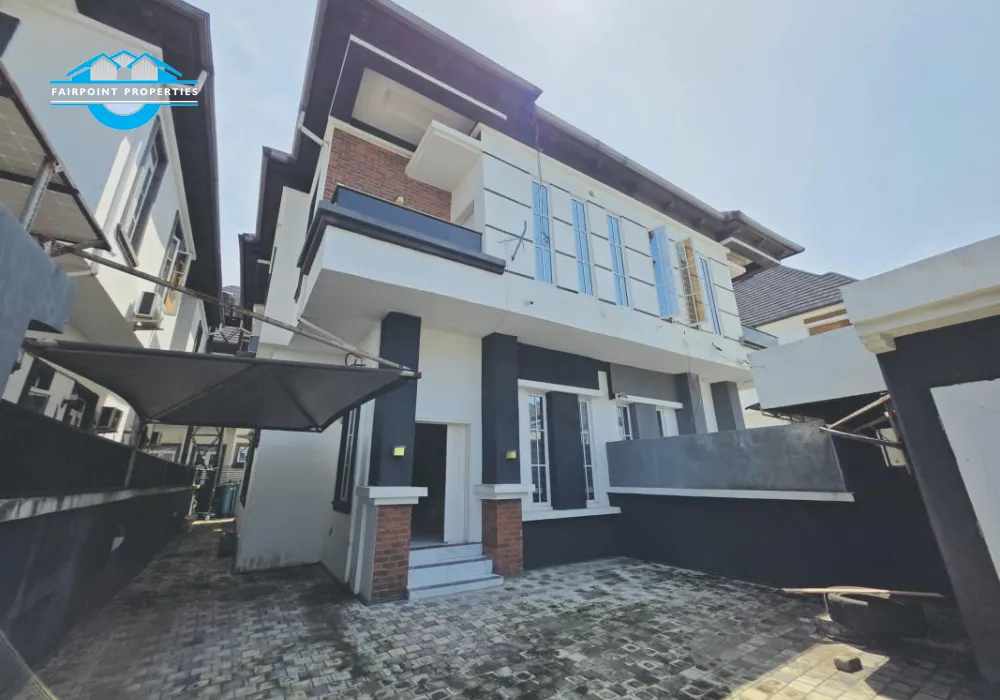 LUXURY 4 BEDROOM SEMI  DETACHED DUPLEX IN A SERENE ESTATE AT CHEVRON, LEKKI, LAGOS