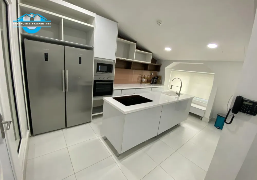 Luxury Maisonette penthouse Well Furnished 3 Bedroom Apartment With Swimming Pool and Gym With Water view For Rent At Banana Island ikoyi, Lagos.