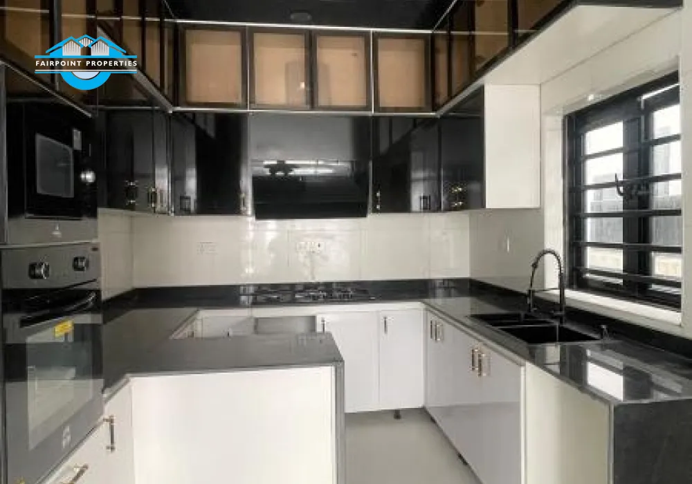 A LUXURIOUS STYLED 4 BEDROOM SEMI DETACHED  DUPLEX  + BQ IN A SECURED  ESTATE AT IKOTA  - LEKKI
