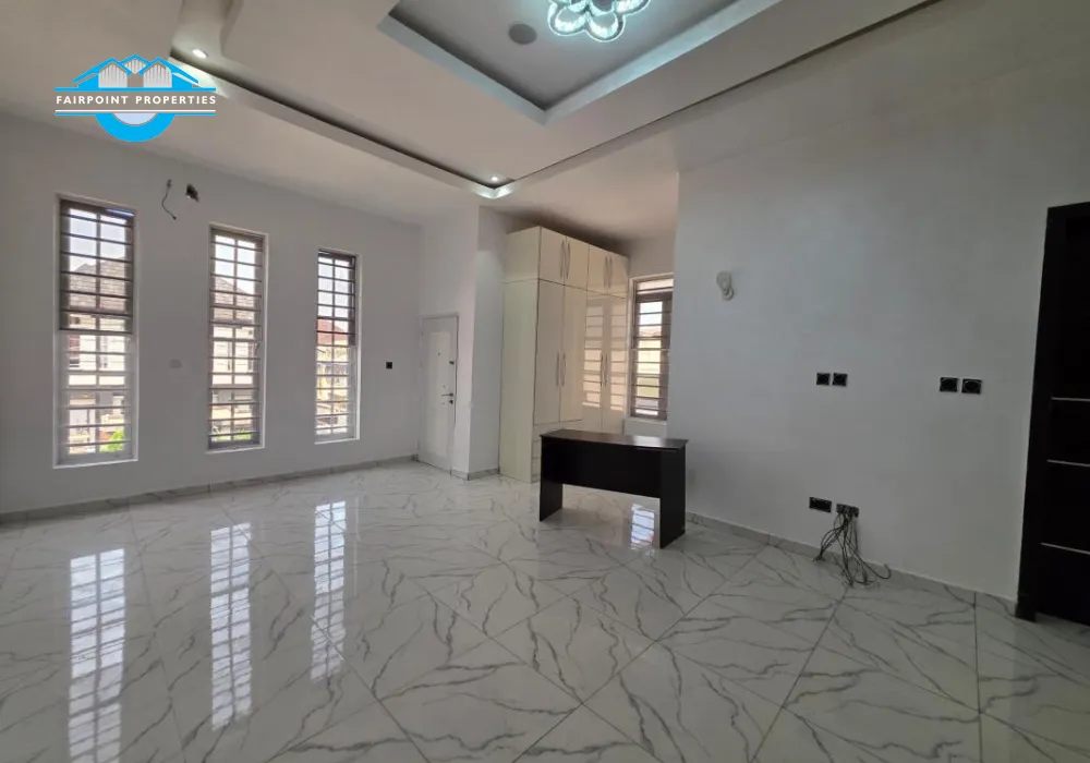 LUXURY 4 BEDROOM SEMI  DETACHED DUPLEX IN A SERENE ESTATE AT CHEVRON, LEKKI, LAGOS