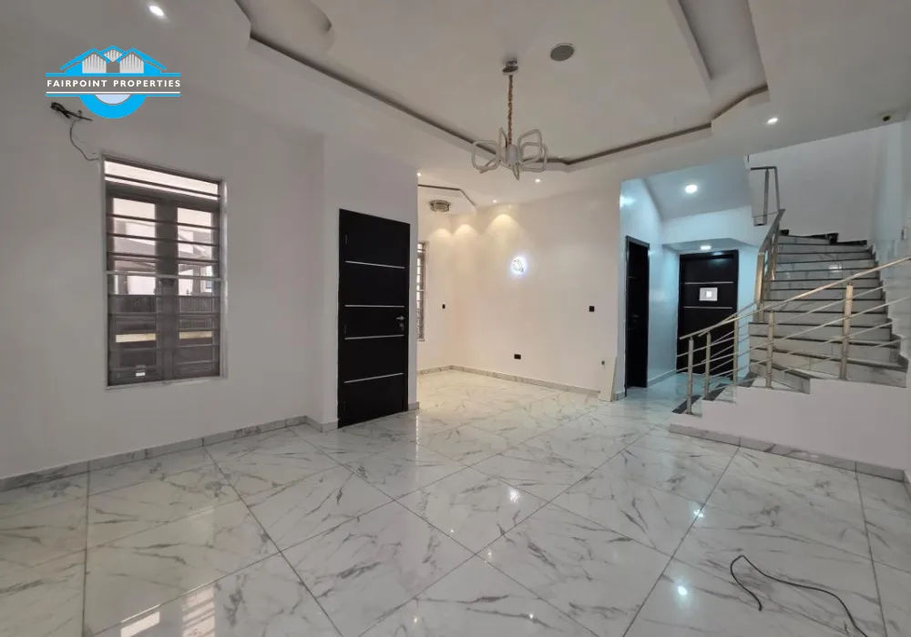 LUXURY 4 BEDROOM SEMI  DETACHED DUPLEX IN A SERENE ESTATE AT CHEVRON, LEKKI, LAGOS