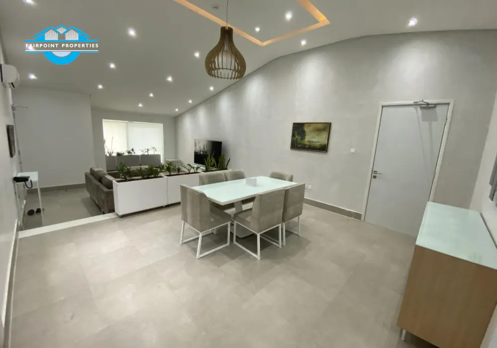 Luxury Maisonette penthouse Well Furnished 3 Bedroom Apartment With Swimming Pool and Gym With Water view For Rent At Banana Island ikoyi, Lagos.