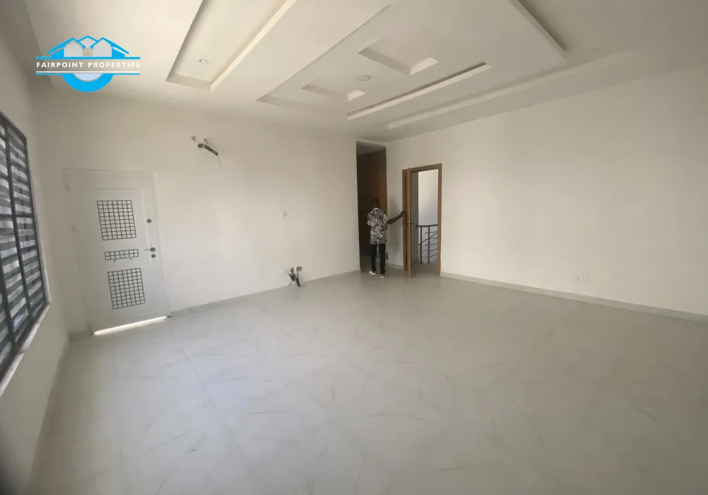 This spacious  and luxurious 4 bedroom terrace duplex  is situated in a serene environment, conducive for living with swimming pool and major living amenities available within reach.Available for 80,000,000, Naira   contact fairpoint.ng,your trusted real estate agent to get you this apartment.