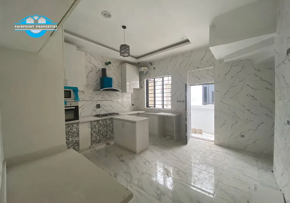 Luxury 5 Bedroom Fully Detached Duplex  With A Bq For Sale At Ajah