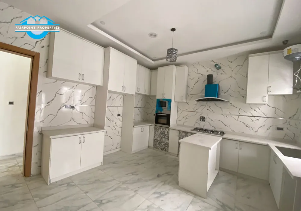Luxury 5 Bedroom Fully Detached Duplex  With A Bq For Sale At Ajah