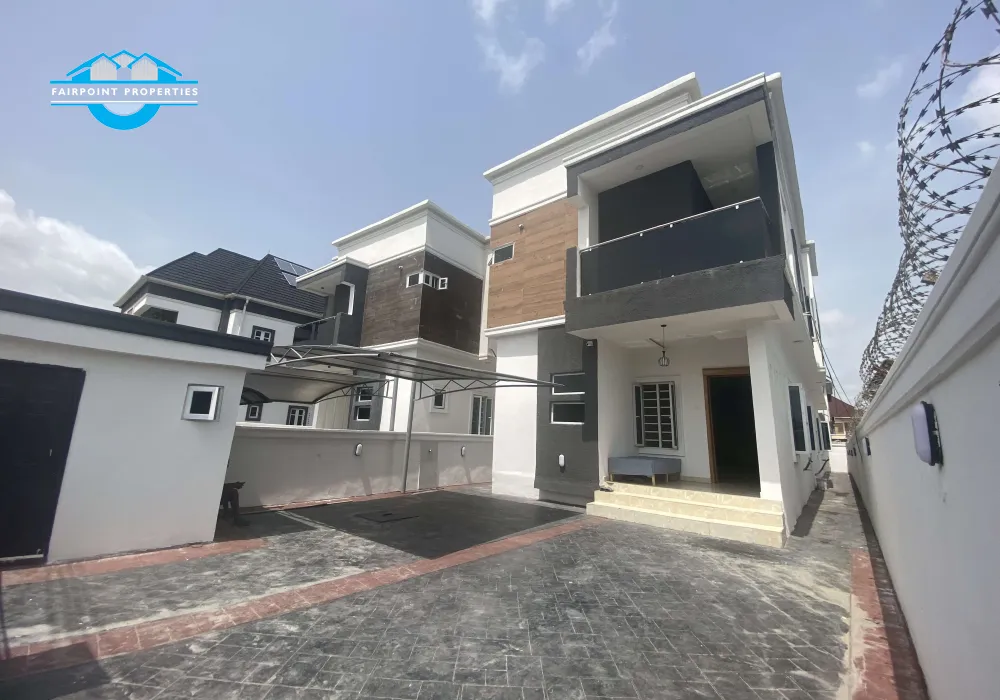 5 Bedroom Fully Detached Duplex With Bq For Sale At Chevron, Lekki, Lagos State.