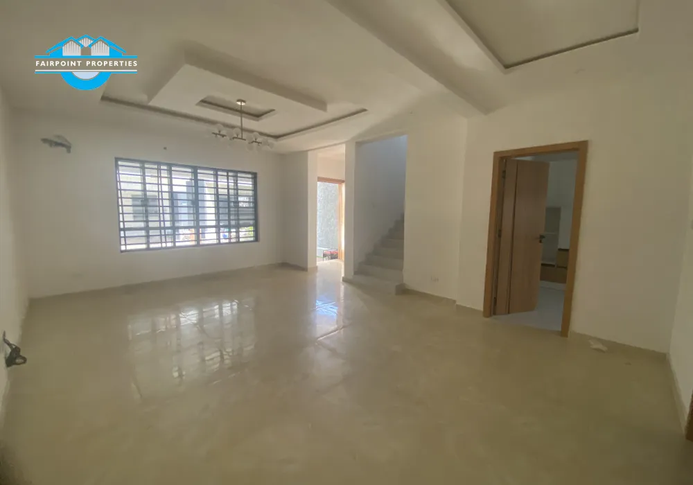 This spacious  and luxurious 4 bedroom terrace duplex  is situated in a serene environment, conducive for living with swimming pool and major living amenities available within reach.Available for 80,000,000, Naira   contact fairpoint.ng,your trusted real estate agent to get you this apartment.