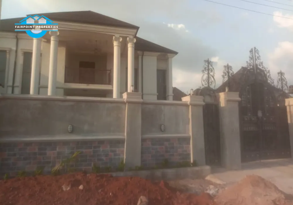 Newly Built 6 Bedroom Detached Duplex with 2 Rooms BQ At Owerri, Imo State