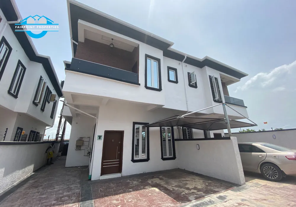 Deluxe 4Bedroom Semi Detached Duplex For Rent At 2nd Toll Gate Lekki
