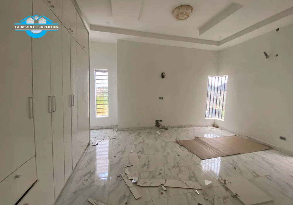 Luxury 5 Bedroom Fully Detached Duplex  With A Bq For Sale At Ajah