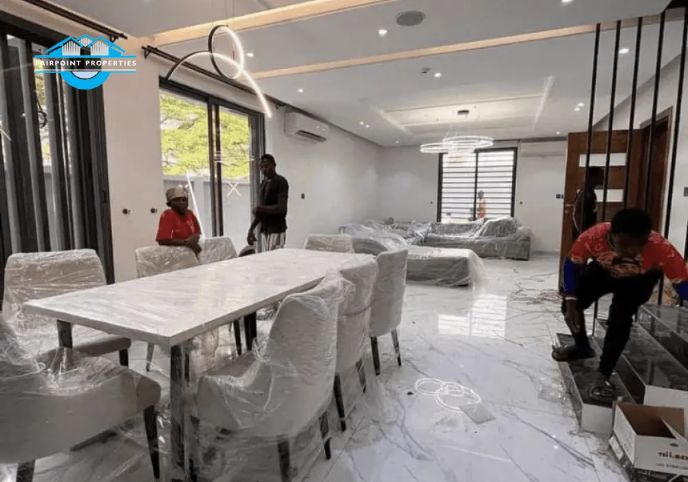 Beautiful 4 Bedroom Fully Detached Duplex With Bq For Sale at Lekki Phase I, Lagos