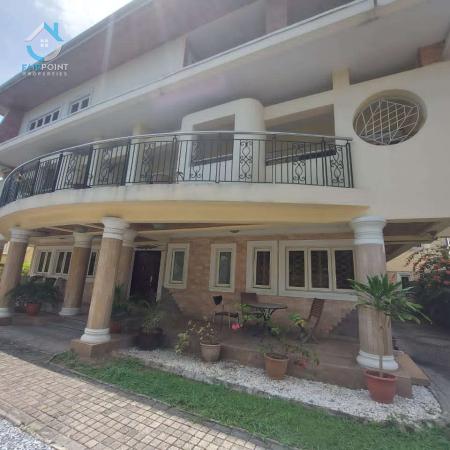 Fully furnished 8 Bedroom detached house with 2 Bedroom Bq , Available For Lease At BANANA Island Estate, ikoyi Lagos 