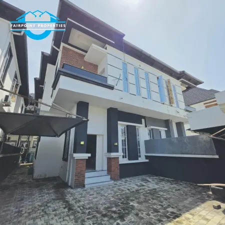 LUXURY 4 BEDROOM SEMI  DETACHED DUPLEX IN A SERENE ESTATE AT CHEVRON, LEKKI, LAGOS 