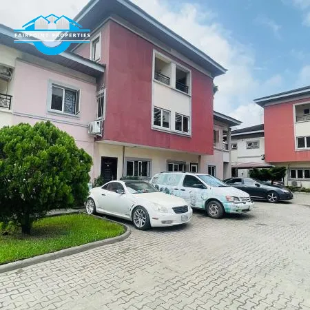FULLY FUNISHED 4 BEDROOM SEMI DETACHED DUPLEX + INVERTER  IN A PLEASANT MINI ESTATE IN ELETU - OSAPA LEKKI, LAGOS