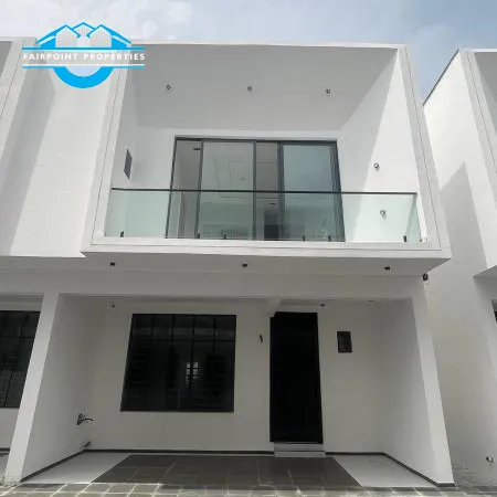 A WELL DESIGNED   4 BEDROOM SEMI DETACHED  WITH BQ + IN A LOVELY MINI ESTATE IN IKOTA - LEKKI 