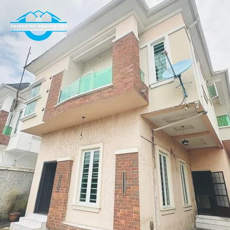 CLASSIC 4 BEDROOM FULLY DETACHED DUPLEX+ BQ + GATEHOUSE IN A SERENE ESTATE AT OSAPA LONDON, LEKKI LAGOS.