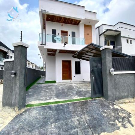 Modern 4 Bedroom Fully Detached Duplex With Bq For Sale At Ikota, Lekki Lagos.
