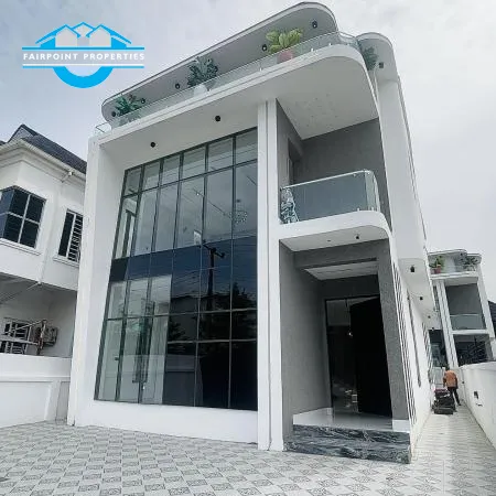 NEWLY BUILT 5 BEDROOM DETACHED HOME + BQ + POOL IN A SERENE AND FLOOD FREE ESTATE AT ELEGANZA, LEKKI, LAGOS STATE