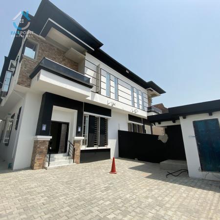 A Newly Built 5 Bedroom Fully Detached Duplex Witth A BQ For Sale At Ikota Lekki Lagos 
