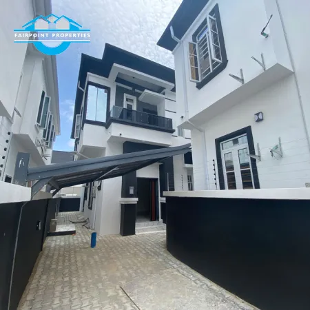 4 Bedroom Semi Detached Duplex With Bq For Sale At Lekki Phase II 