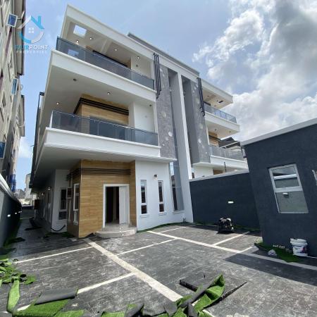 A 6bedroom semi detached duplex with Bq For Sale At Ikota Lekki Phase II, Lagos 