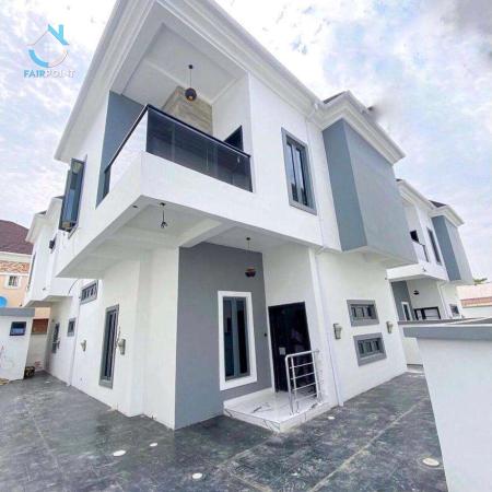 5 Bedroom Fully Detached Duplex With BQ For Sale At Chevron Lekki Lagos