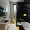 Modern bathrooms with Nordic bathtubs